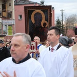 Powitanie ikony MB Częstochowskiej w parafii św. Józefa Robotnika w Sochaczewie