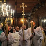 Abp Marek Jędraszewski w bazylice Mariackiej w dniu św. Józefa, patrona Krakowa