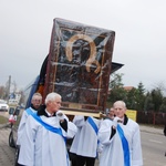 Powitanie ikony MB Częstochowskiej w parafii pw. Narodzenia NMP w Sochaczewie