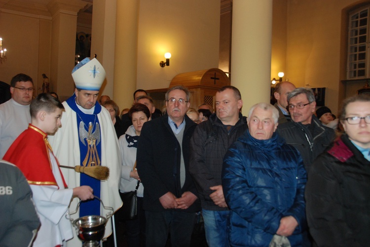 Powitanie ikony MB Częstochowskiej w parafii pw. Narodzenia NMP w Sochaczewie