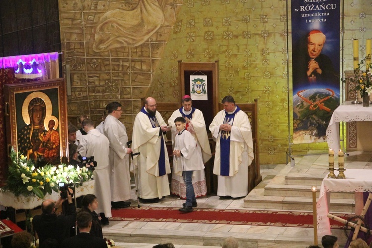 Powitanie ikony MB Częstochowskiej w parafii pw. św. Wawrzyńca w Sochaczewie