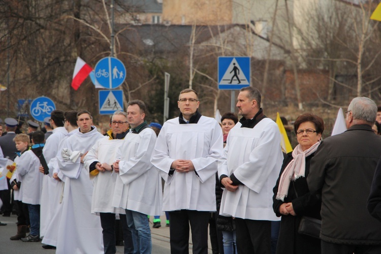 Powitanie ikony MB Częstochowskiej w parafii pw. św. Wawrzyńca w Sochaczewie