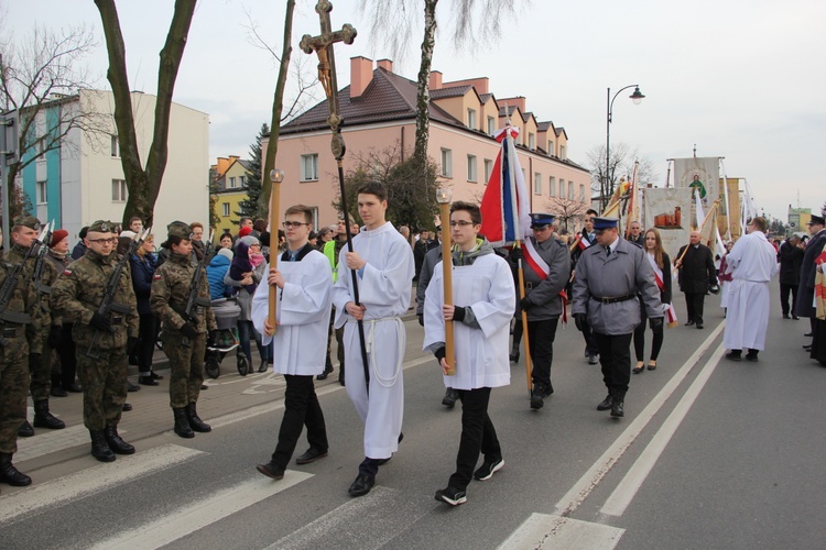 Powitanie ikony MB Częstochowskiej w parafii pw. św. Wawrzyńca w Sochaczewie