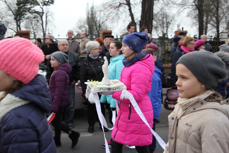 Powitanie ikony MB Częstochowskiej w parafii pw. św. Wawrzyńca w Sochaczewie