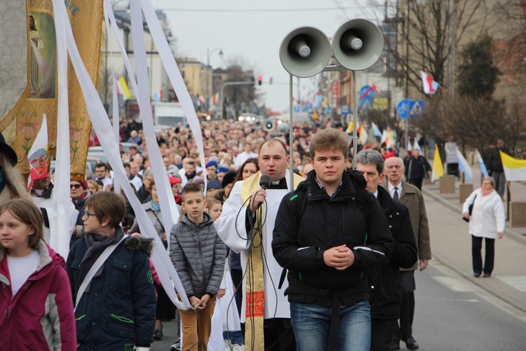 Powitanie ikony MB Częstochowskiej w parafii pw. św. Wawrzyńca w Sochaczewie