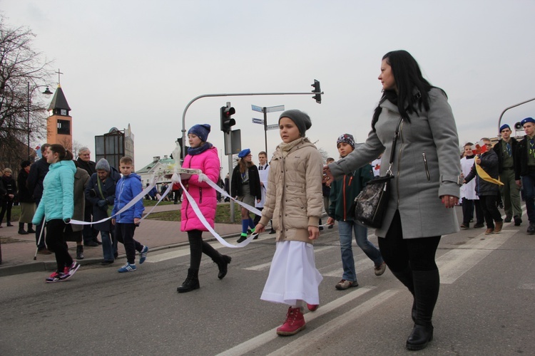 Powitanie ikony MB Częstochowskiej w parafii pw. św. Wawrzyńca w Sochaczewie