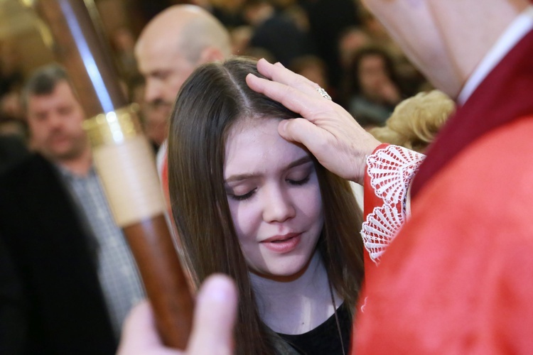 Bierzmowanie w Dąbrowie Tarnowskiej.