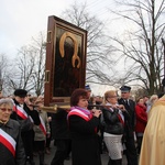 Powitanie ikony MB Częstochowskiej w Brzozowie