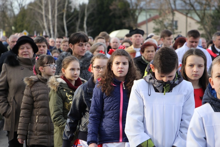 Powitanie ikony MB Częstochowskiej w Brzozowie