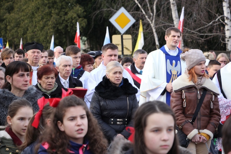 Powitanie ikony MB Częstochowskiej w Brzozowie