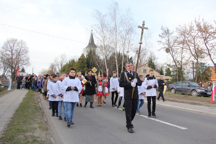 Powitanie ikony MB Częstochowskiej w Brzozowie