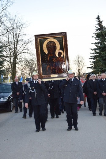 Powitanie ikony MB Częstochowskiej w Zycku