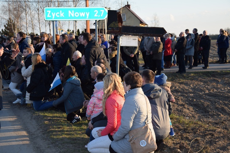 Powitanie ikony MB Częstochowskiej w Zycku