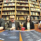 ▲	Od lewej: Jacek Jarocki, dr Andrzej Zykubek, Justyna Kurlak, dr Marcin Iwanicki.