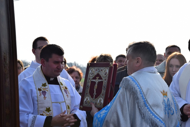 Powitanie ikony MB Częstochowskiej w Śleszynie