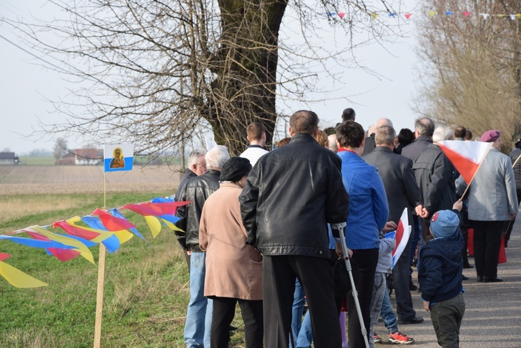 Powitanie ikony MB Częstochowskiej w Śleszynie