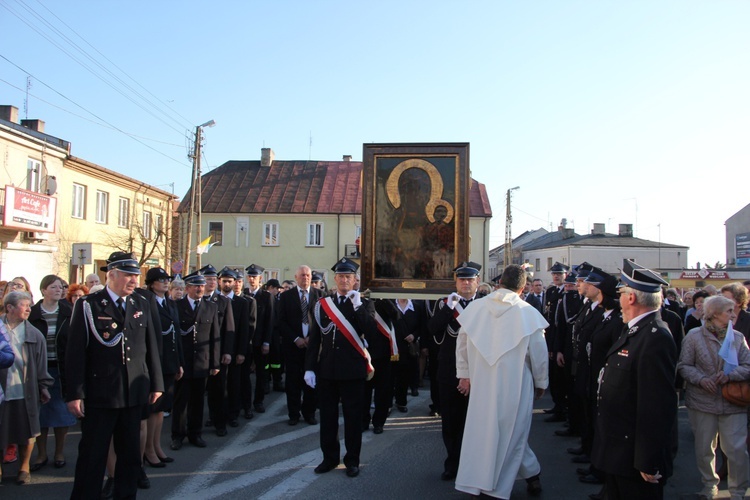 Powitanie ikony MB Częstochowskiej w Żychlinie