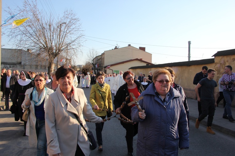 Powitanie ikony MB Częstochowskiej w Żychlinie