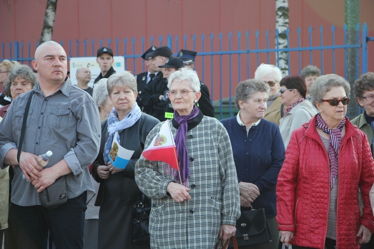 Powitanie ikony MB Częstochowskiej w Żychlinie