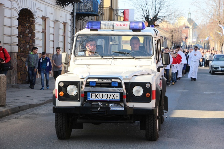 Powitanie ikony MB Częstochowskiej w Żychlinie