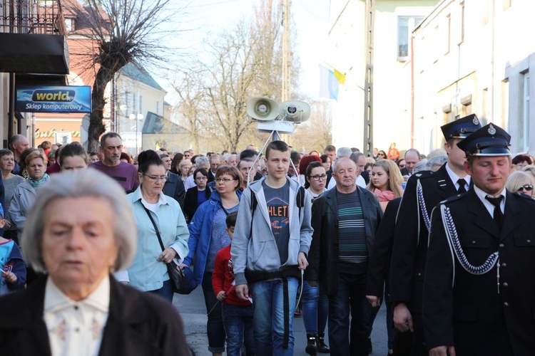 Powitanie ikony MB Częstochowskiej w Żychlinie