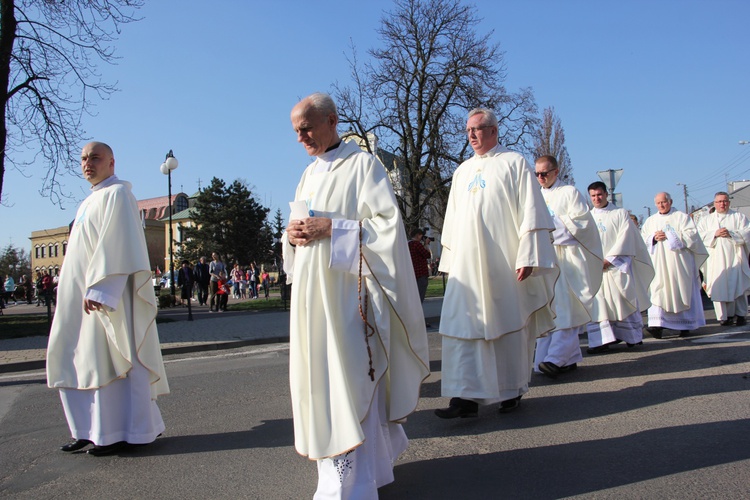 Powitanie ikony MB Częstochowskiej w Żychlinie