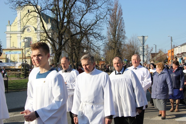 Powitanie ikony MB Częstochowskiej w Żychlinie