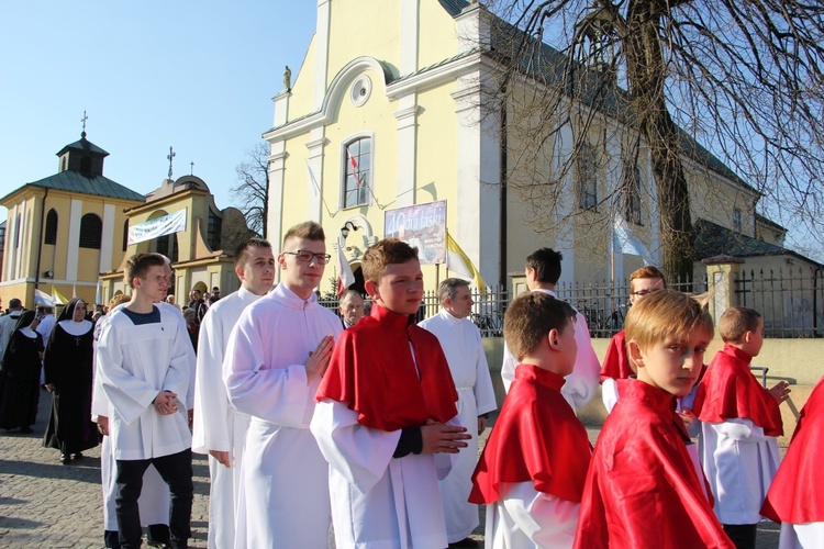 Powitanie ikony MB Częstochowskiej w Żychlinie