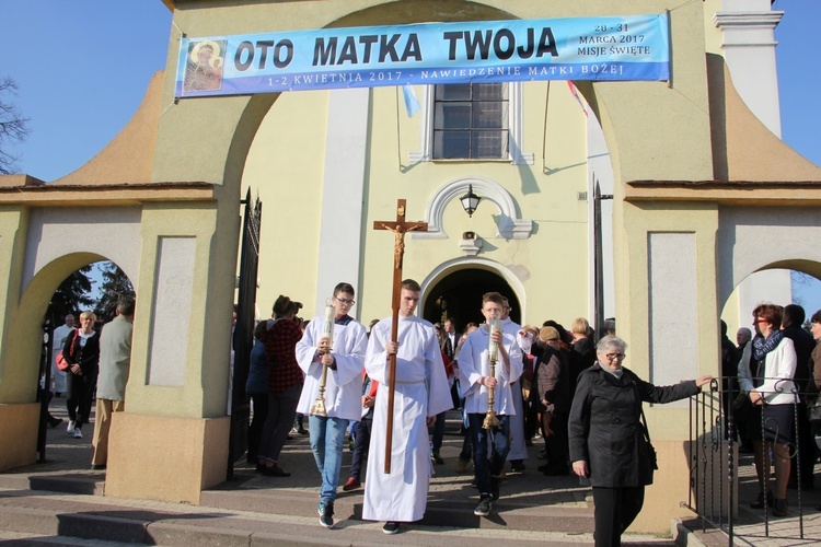 Powitanie ikony MB Częstochowskiej w Żychlinie