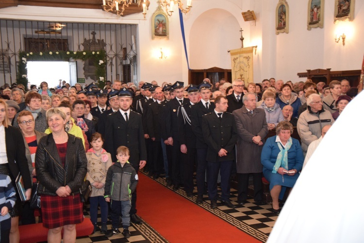 Powitanie ikony MB Częstochowskiej w Trębkach