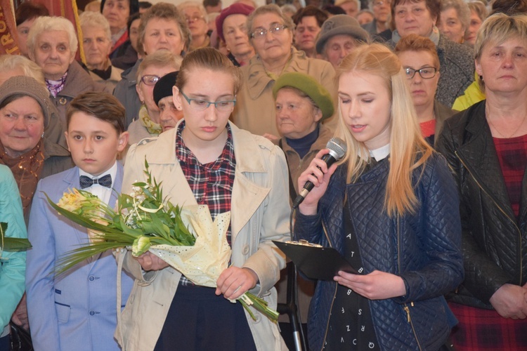 Powitanie ikony MB Częstochowskiej w Trębkach