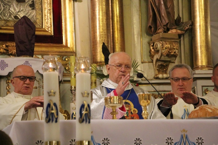 Powitanie ikony MB Częstochowskiej w Oporowie