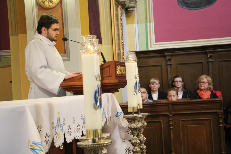 Powitanie ikony MB Częstochowskiej w Oporowie