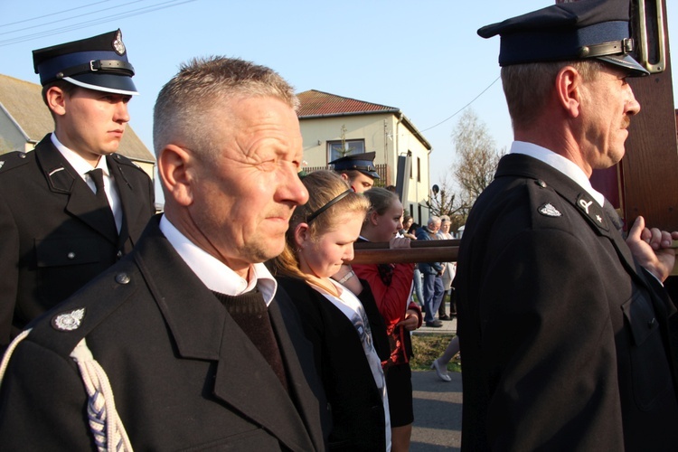 Powitanie ikony MB Częstochowskiej w Oporowie