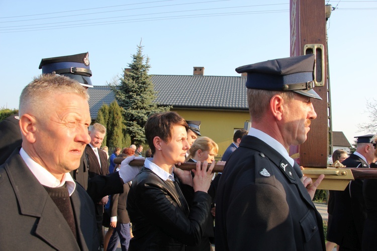 Powitanie ikony MB Częstochowskiej w Oporowie