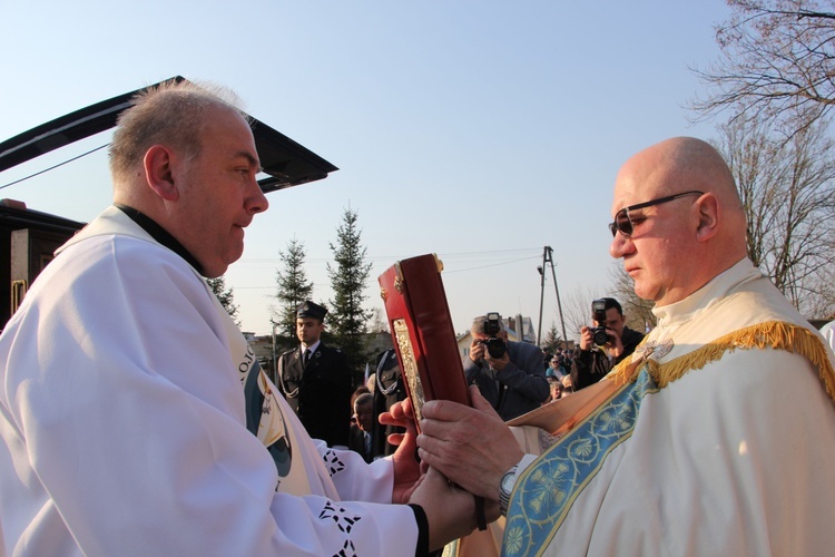 Powitanie ikony MB Częstochowskiej w Oporowie