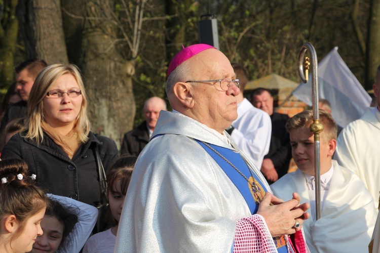 Powitanie ikony MB Częstochowskiej w Oporowie