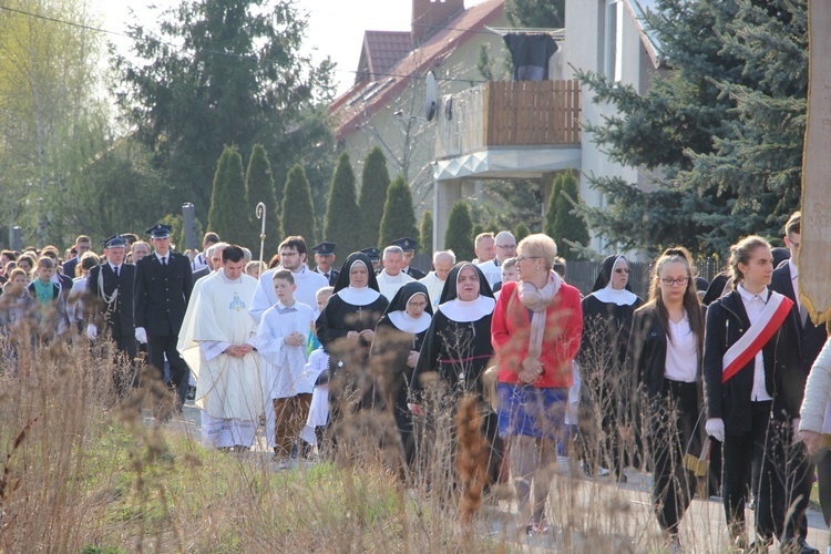 Powitanie ikony MB Częstochowskiej w Oporowie