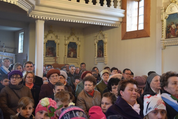 Powitanie ikony MB Częstochowskiej w Pleckiej Dąbrowie