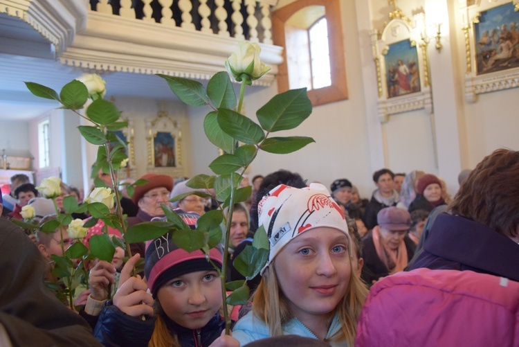 Powitanie ikony MB Częstochowskiej w Pleckiej Dąbrowie