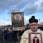 Powitanie ikony MB Częstochowskiej w Pleckiej Dąbrowie