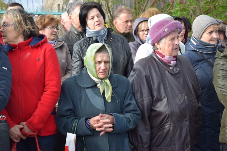 Powitanie ikony MB Częstochowskiej w Pleckiej Dąbrowie