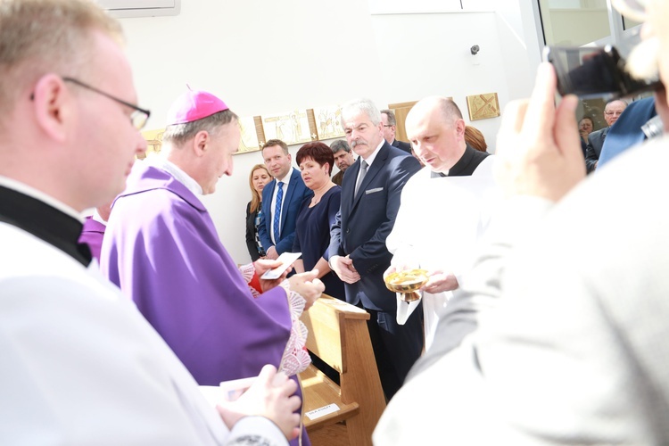 Poświęcenie kaplicy w Dąbrowie Tarnowskiej