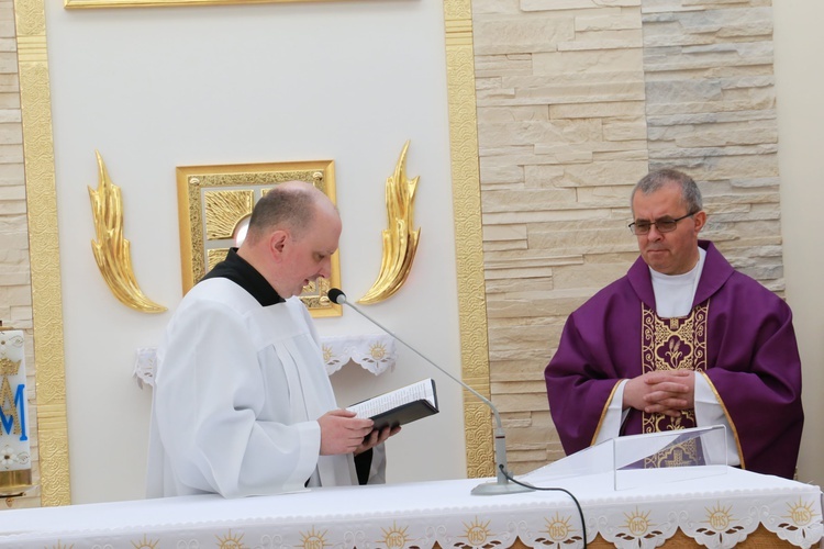 Poświęcenie kaplicy w Dąbrowie Tarnowskiej