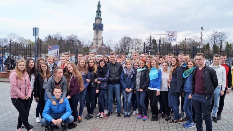 Pielgrzymka maturzystów na Jasną Górę