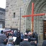 Krzyż na ulicach Bielska-Białej