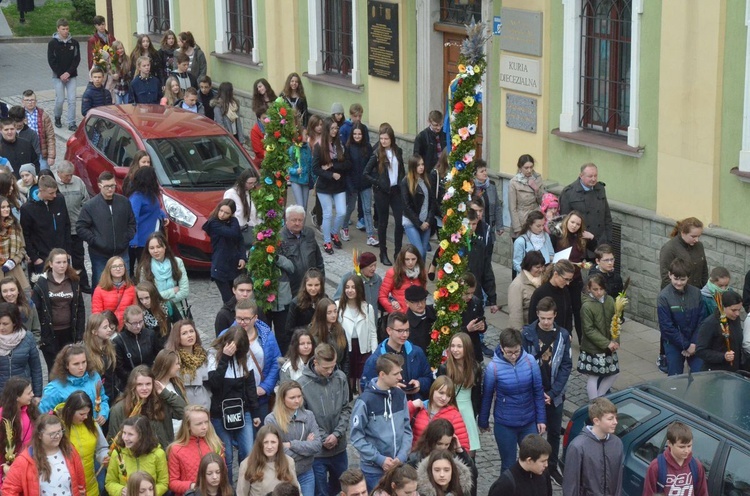 Niedziela Palmowa w Sandomierzu 