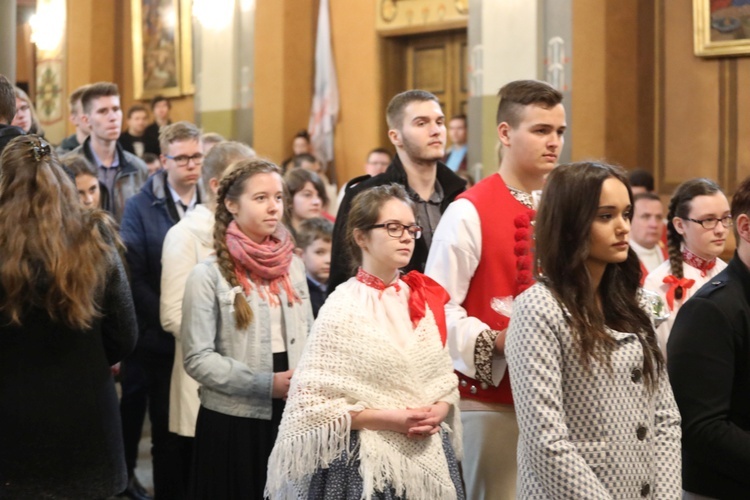 Niedziela Palmowa młodych w bielskiej katedrze - 2017