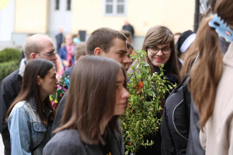 Niedziela Palmowa młodych w bielskiej katedrze - 2017