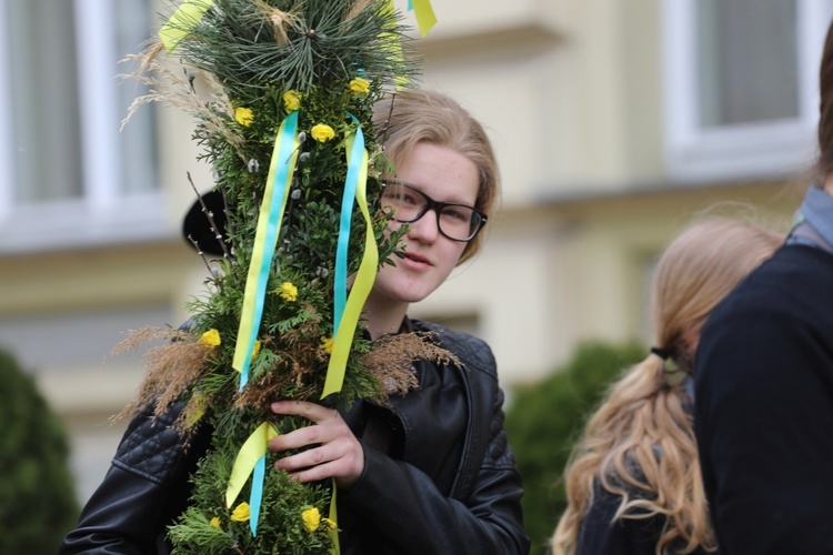 Niedziela Palmowa młodych w bielskiej katedrze - 2017